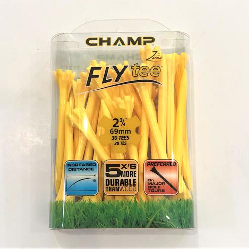 Champ Fly Tee Golf 2-3/4" 30P Pack (Yellow)