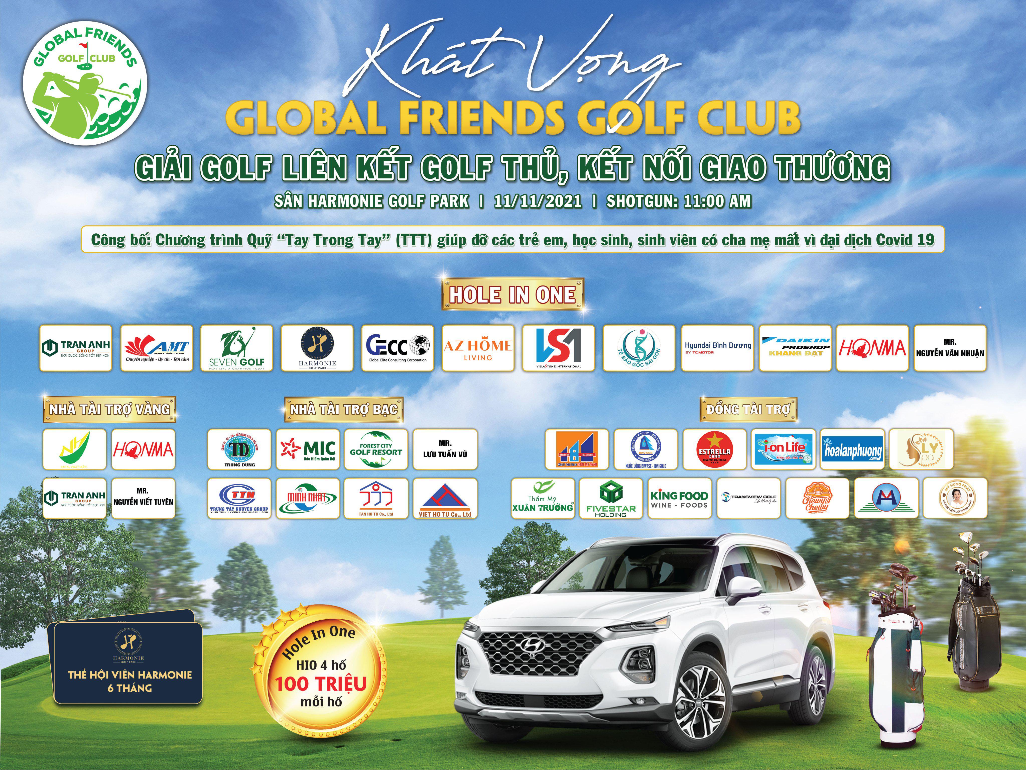 Tài trợ giải đấu golf khát vọng Global Frineds Golf Club